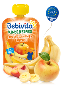 Яблуко-банан-персик